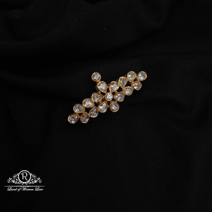 92.5 silver simple and cute mossinate side locket  -RCAA05