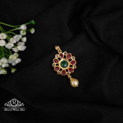 92.5 silver ruby pendant-RCBH002