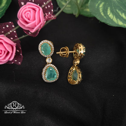 92.5-SILVER MOISSANITE EARRINGS-RCMJ195