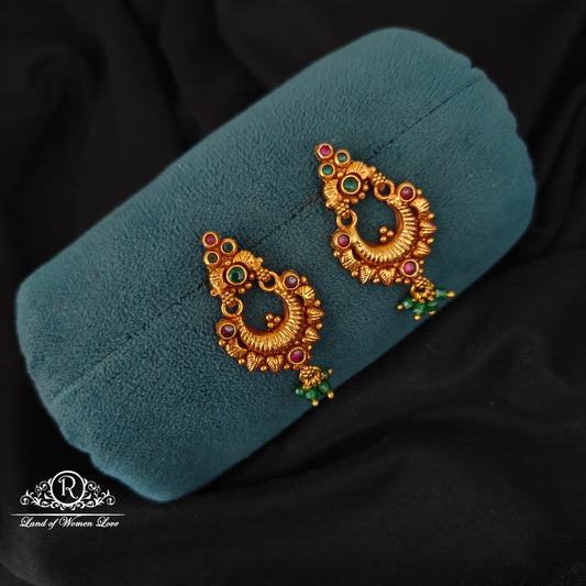 92.5 SILVER CHANDBALI EARRINGS-RCJR1043