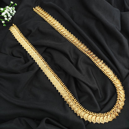 92.5 silver kasu haram with  Lakshmi Devi design-RCBH080