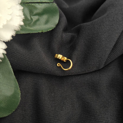92.5-silver with gold polish Nose Pin-RCH1339