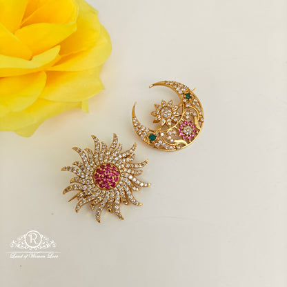 92.5 SILVER CZ  AD STONE SURYA VANKA CHANDRA VANKA-RCP224