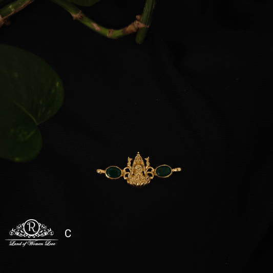 92.5 silver simple and Cute Lakshmi Devi Design mala locket -RCM434