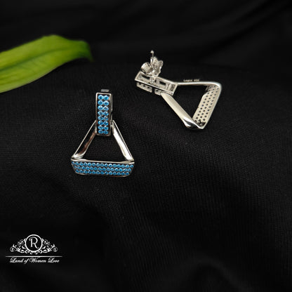 92.5 SILVER  EARRINGS-RCG328-2