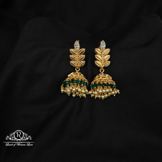 92.5 SILVER CHANGEABLE JUMKAS DESGIN EARRINGS-RCBH010