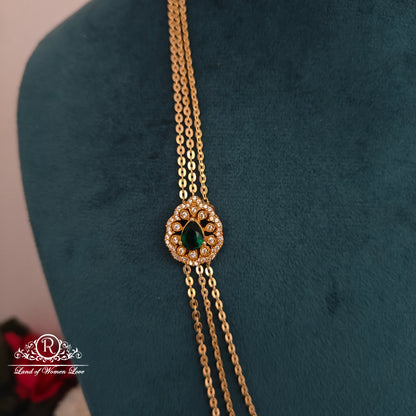 92.5 SILVER GOLD POLISH CHANDRAHARAM- RCH1100