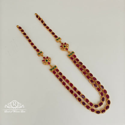 92.5 silver two side necklace set-RCL81