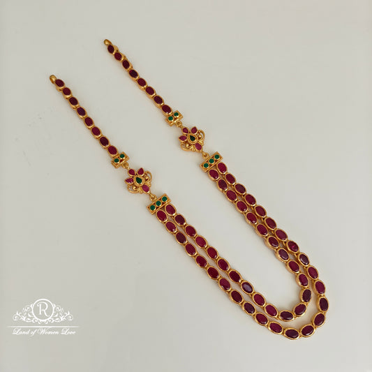 92.5 silver two side necklace set-RCL81