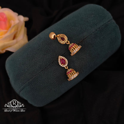 92.5 Silver Small Earrings-RCMB036