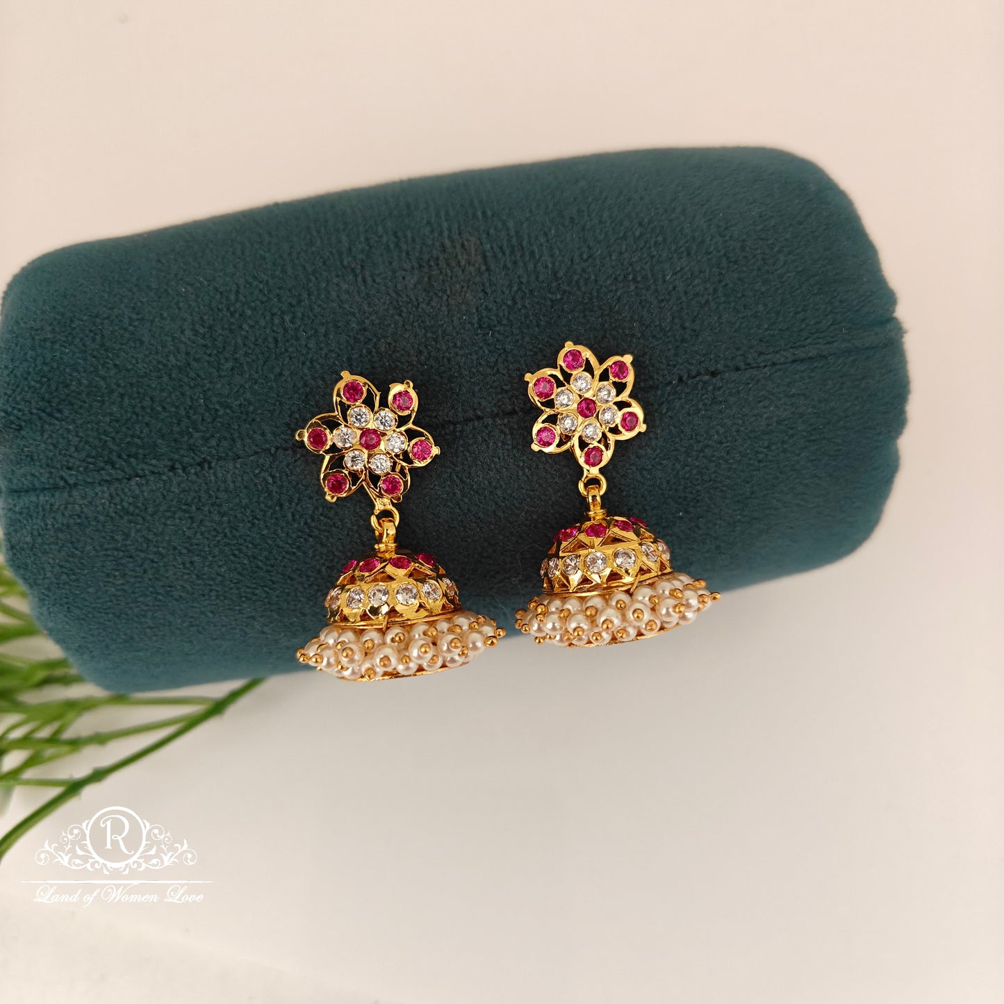 92.5 Silver handmade jumkas-RCK309