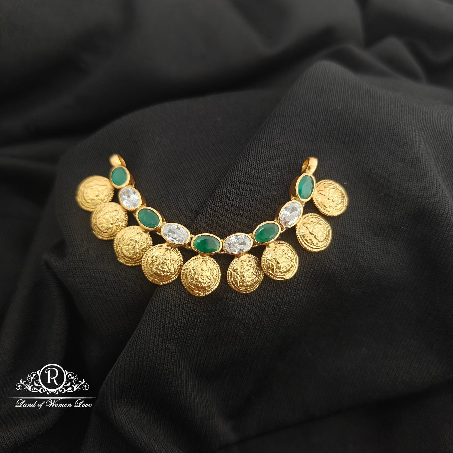 92.5 Silver with gold polish Mala locket -RCR223