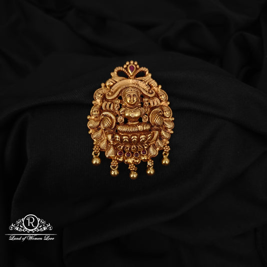 92.5-SILVER LAKSHMI DEVI PENDANT-RCZ970