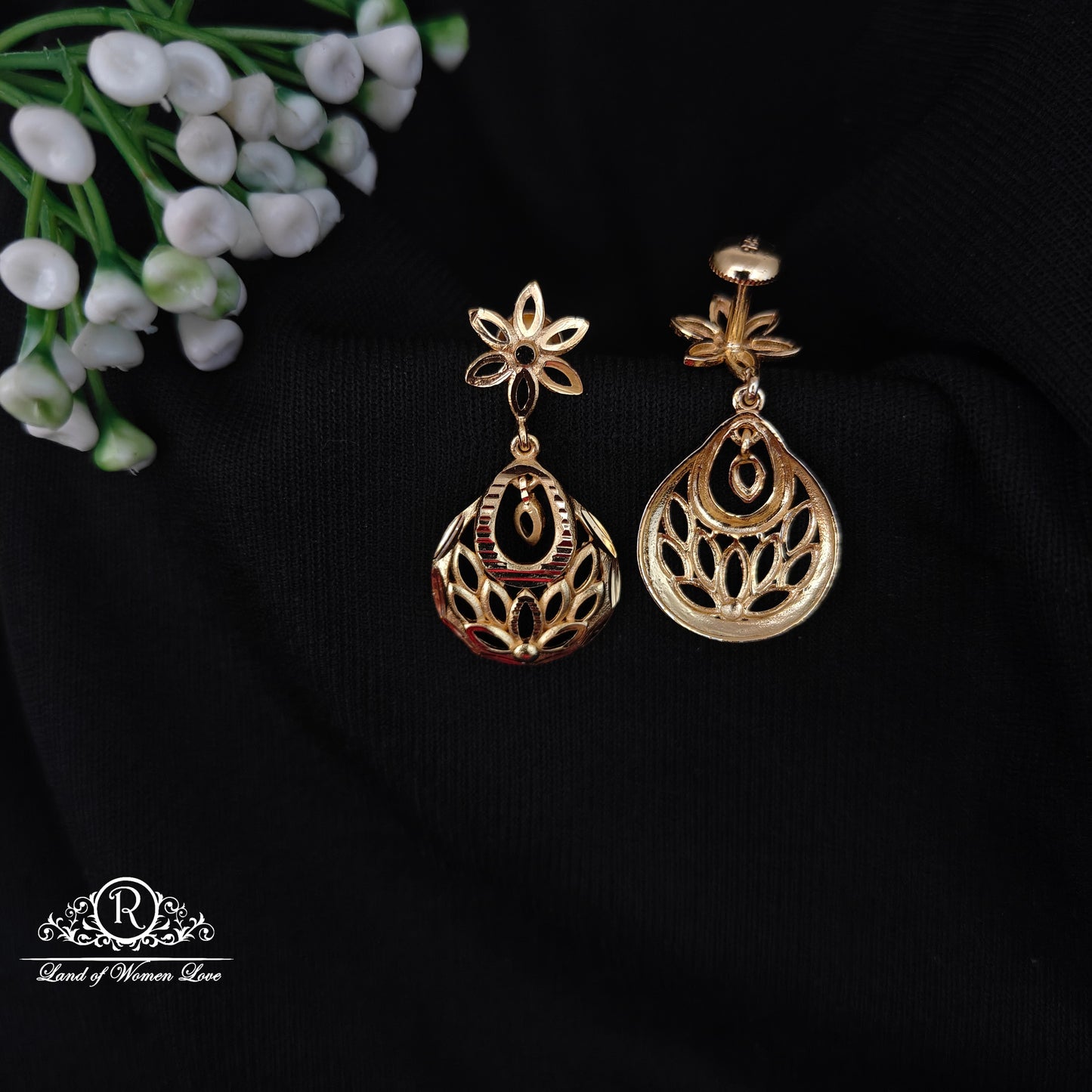 92.5 SILVER TURKSHY MODEL EARRINGS-RCM1400