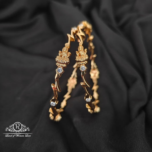 92.5 SILVER ROSE GOLD POLISH BANGLES-RCM1418