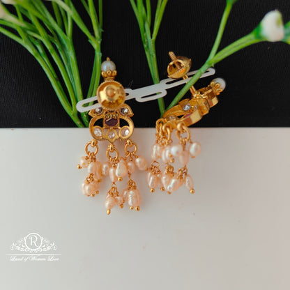92.5 Silver Guttapusalu Earrings-RCCP509