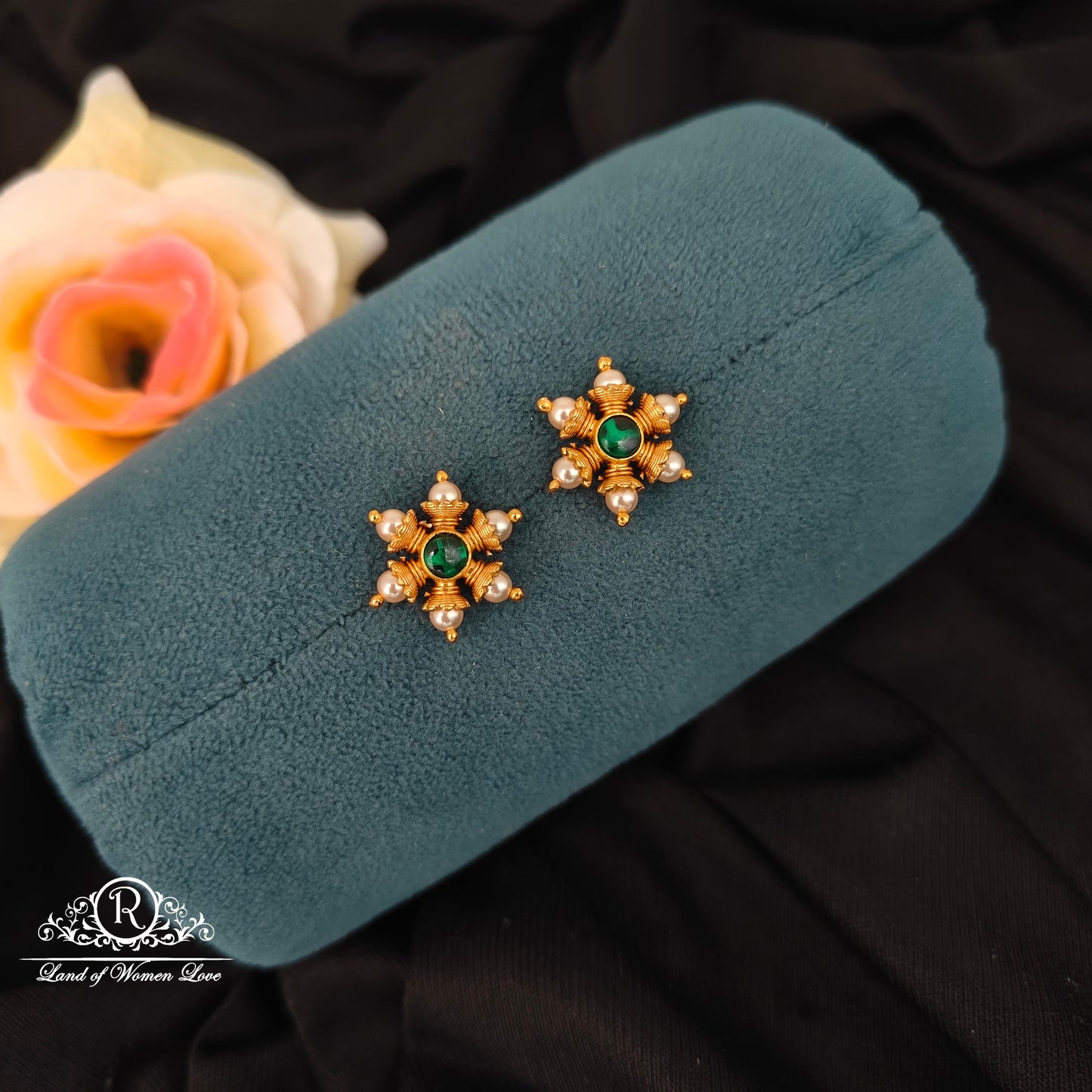 92.5 Silver Small earrings-RCJR1102