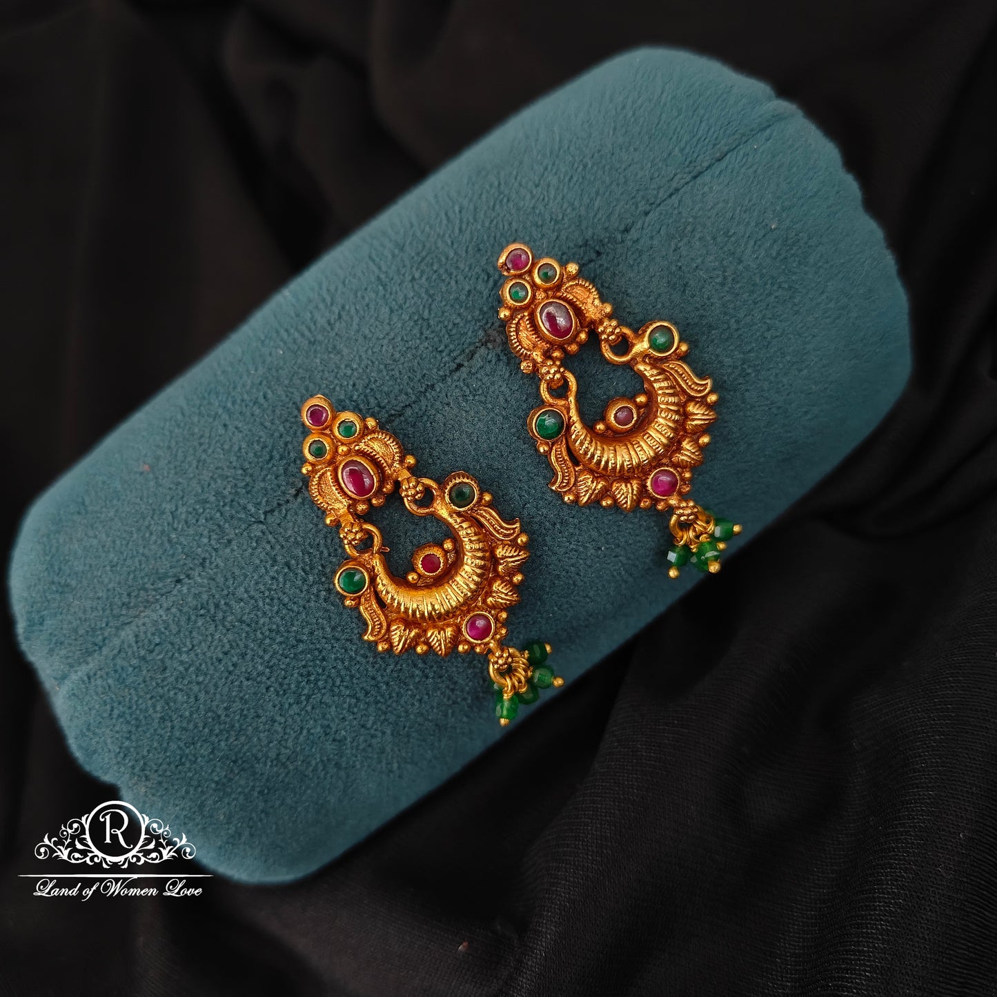 92.5 SILVER CHANDBALI EARRINGS-RCJR1048