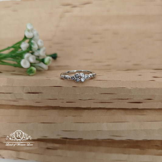 92.5 SILVER FANCY  FINGER RING -RCG332