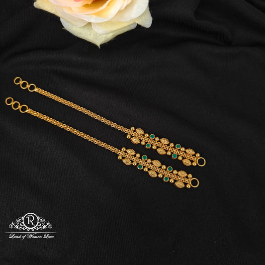 92.5 Silver Plain long Model Earchains-RCJR1148