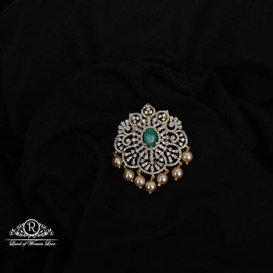 92.5 SILVER DIAMOND FINISHING PENDANT-RCM1451