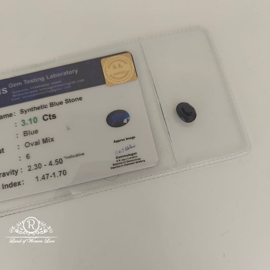Synthetic blue stone -RCJM353