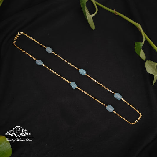 92.5 simple and Cute chain with beads -RCH1007