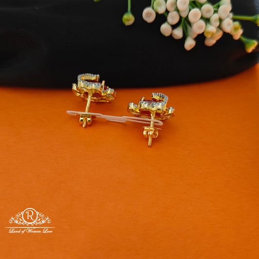 92.5 SILVER Diamond Finishing Earrings-RCCP102-1