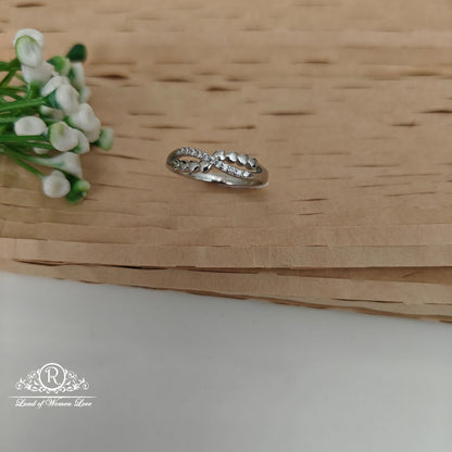 92.5 SILVER FANCY  FINGER RING -RCG340