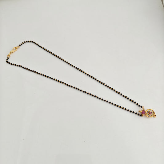 92.5-silver-with-gold-polish-black beads-RCH1352