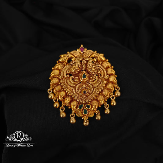 92.5-SILVER LAKSHMI DEVI PENDANT-RCZ973