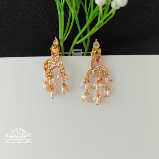 92.5 Silver Gutapusalu Earrings-RCCP514