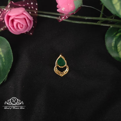 92.5-SILVER MOISSANITE SIDE LOCKET-RCMJ188