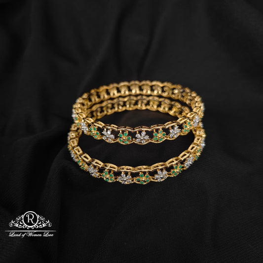 92.5-SILVER DIAMOND FINISHING BANGLES-RCZ1082