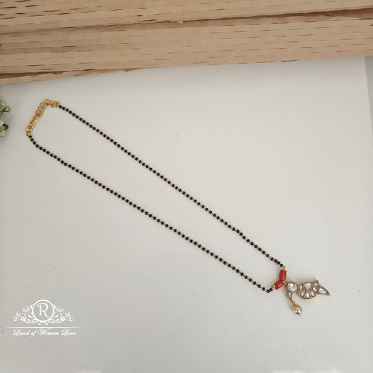 92.5 silver simple and Cute Black beads with CZ stones bird locket -RCH1004