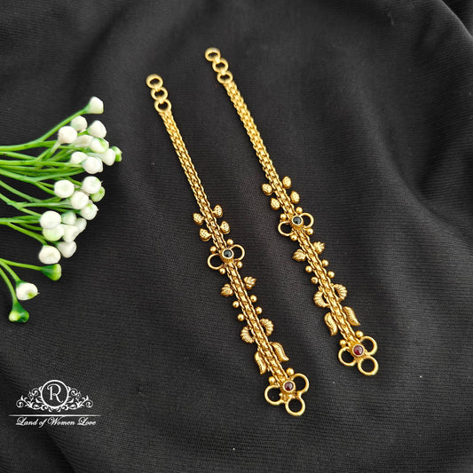 92.5 Silver Nakshi  Earchain-RCM1574