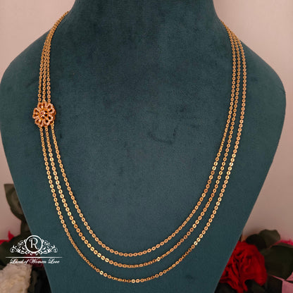 92.5 SILVER GOLD POLISH CHANDRAHARAM- RCH1101