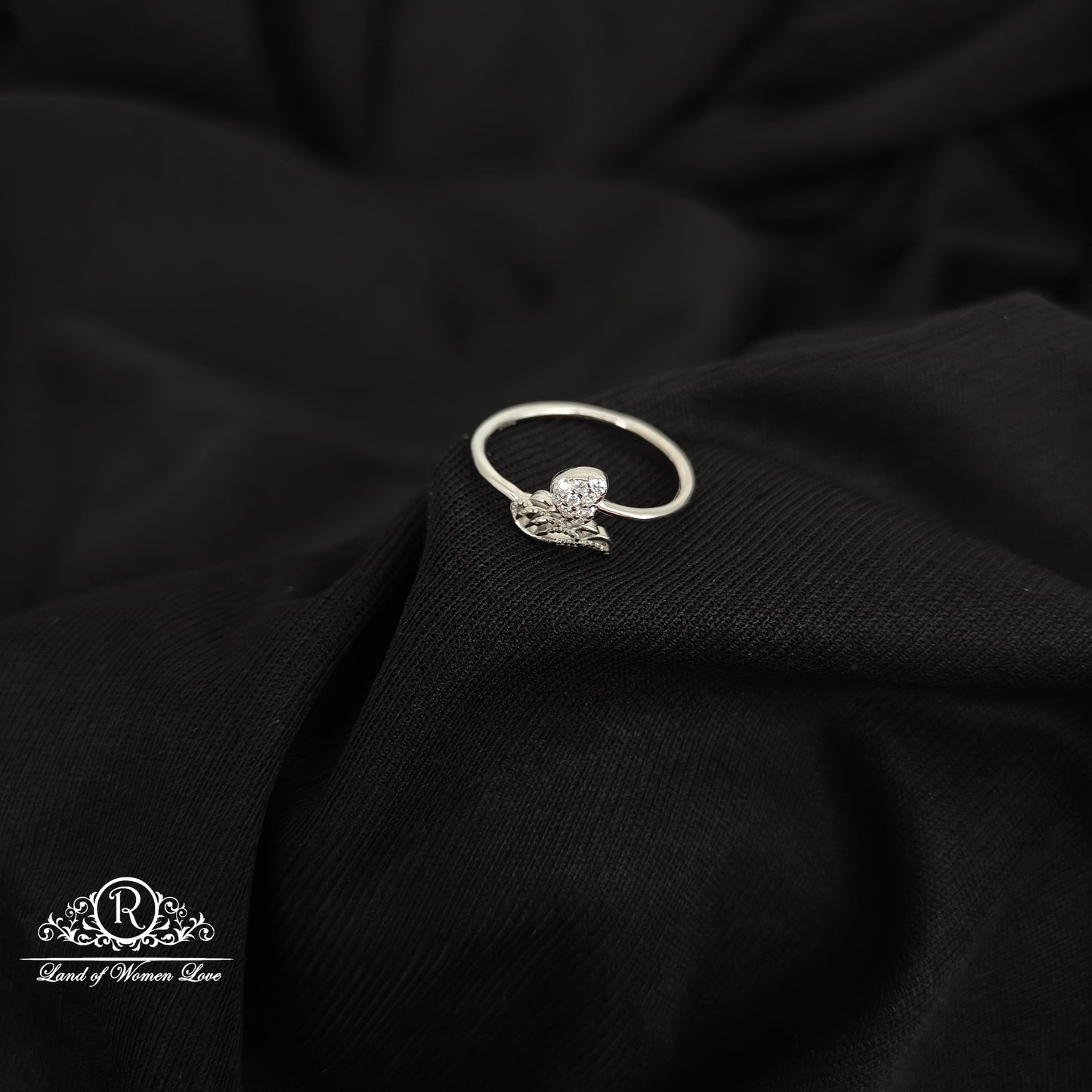 92.5 SILVER ADJUSTABLE FINGER RINGS-RCH1095