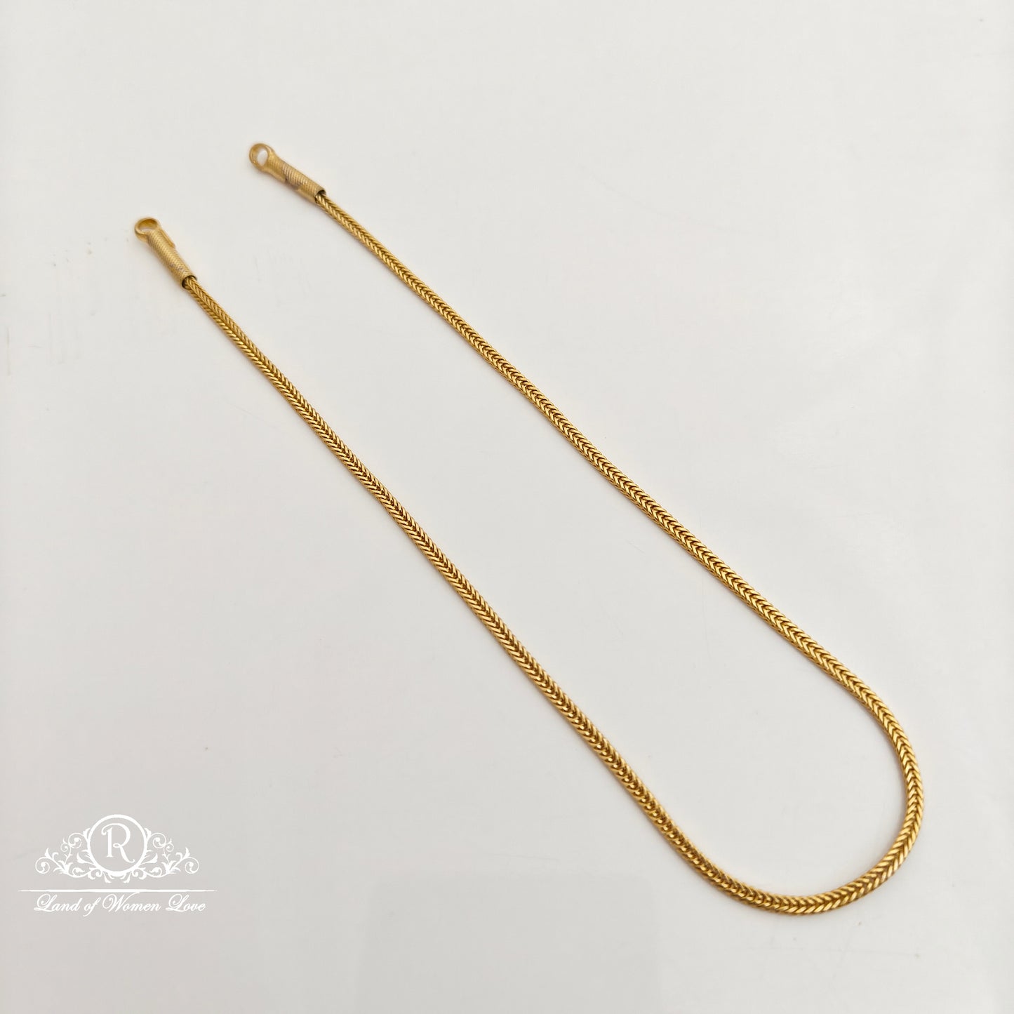 92.5 Silver with gold polish chain-RCH1301
