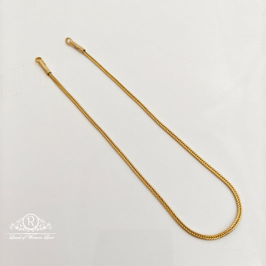 92.5 Silver with gold polish chain-RCH1301