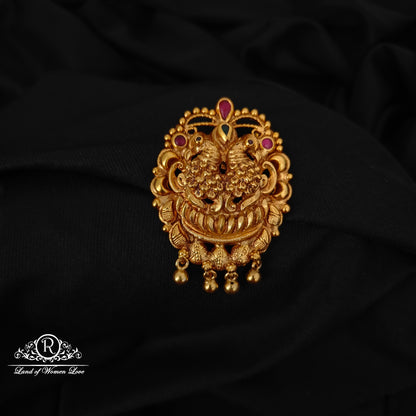 92.5-SILVER LAKSHMI DEVI PENDANT-RCZ971