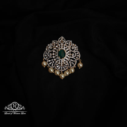 92.5 SILVER DIAMOND FINISHING PENDANT-RCM1462