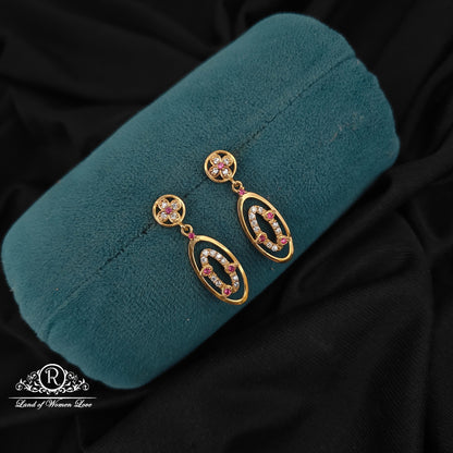 92.5silver small earrings-RCHD010-1