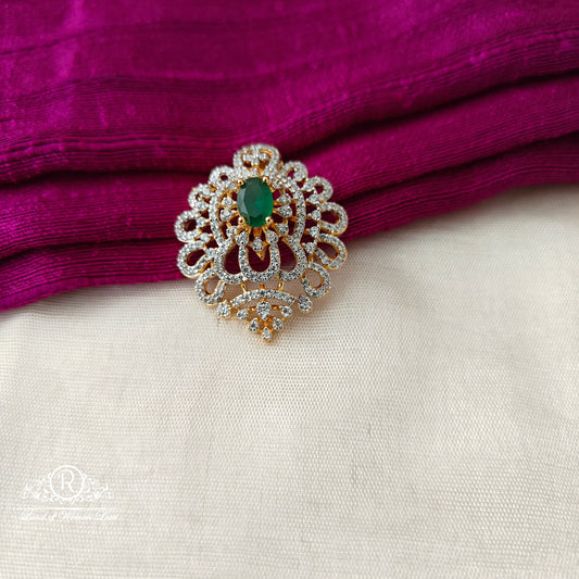 92.5 SILVER Diamond Finishing Pendant-RCSB004