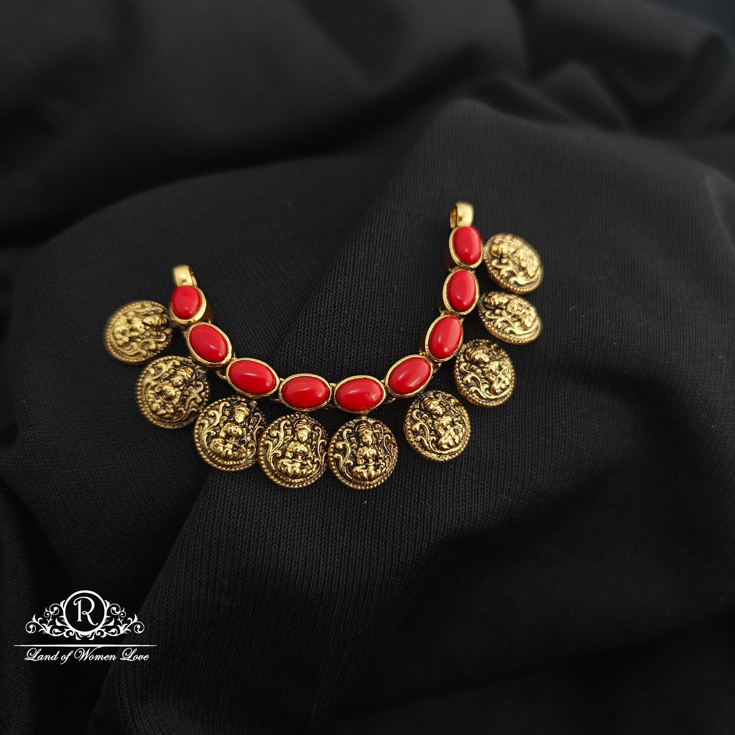 92.5 Silver with gold polish Mala locket -RCR224