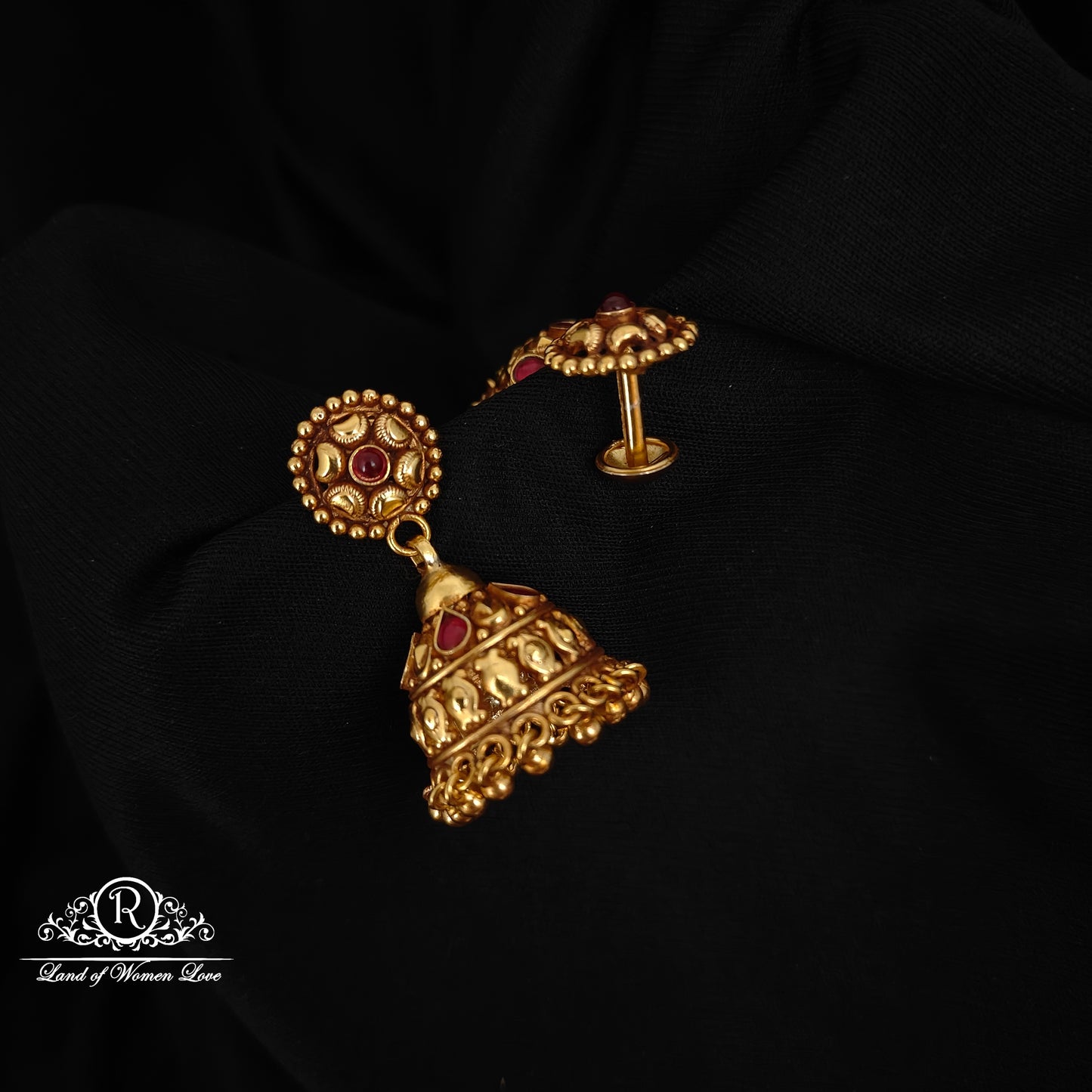 92.5 SILVER WITH GOLD POLISH JUMKAS-RCP187