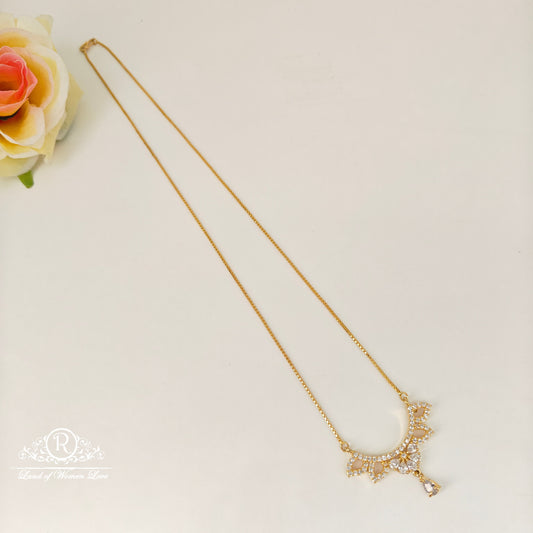 92.5 Silver chain with pendant-RCMB029