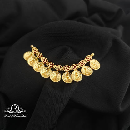 92.5 Silver with gold polish Mala locket -RCR224