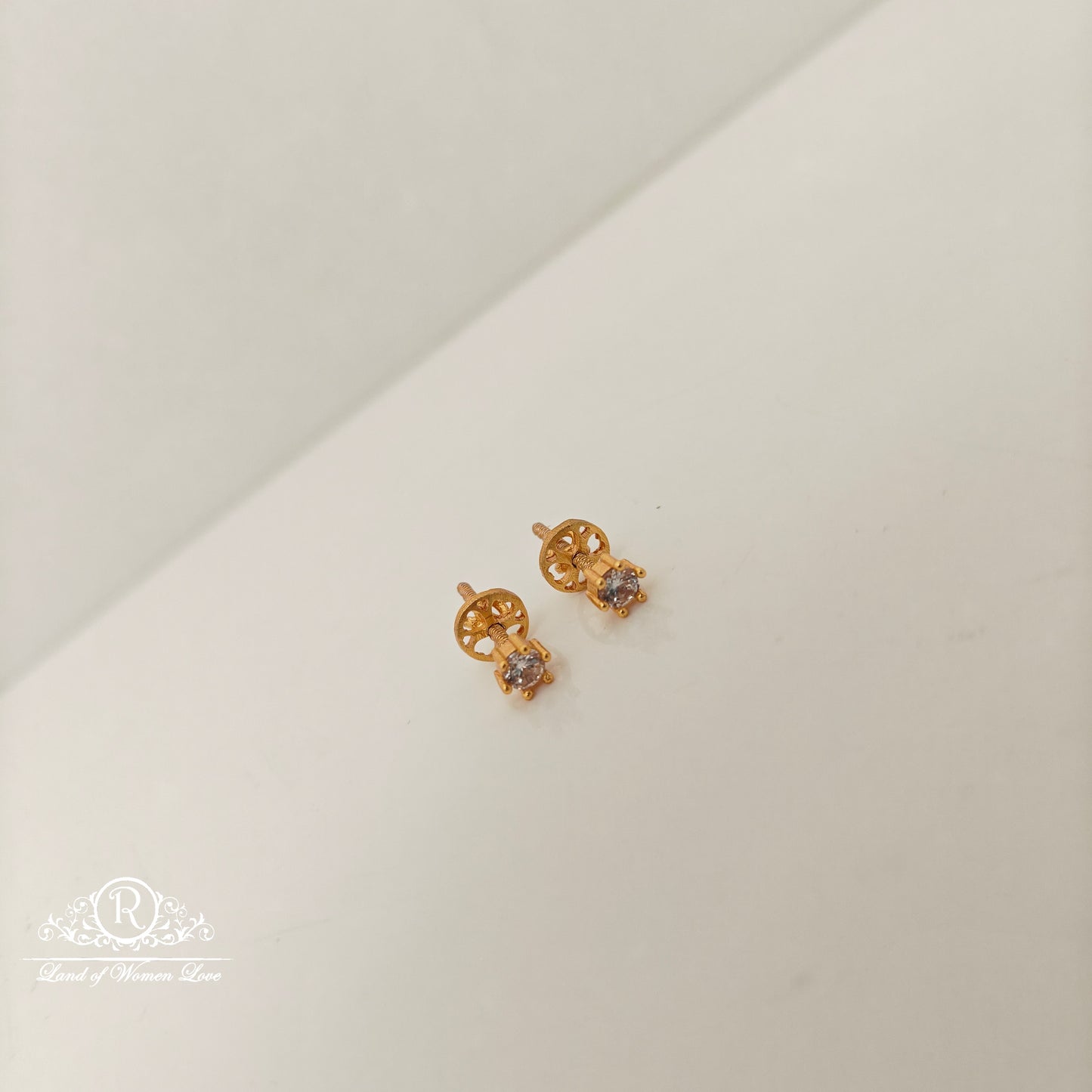 92.5 Silver Small earrings-RCJR1109
