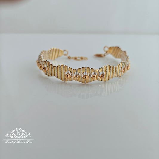 92.5 silver 2 tone italian Bracelet-RCMC008